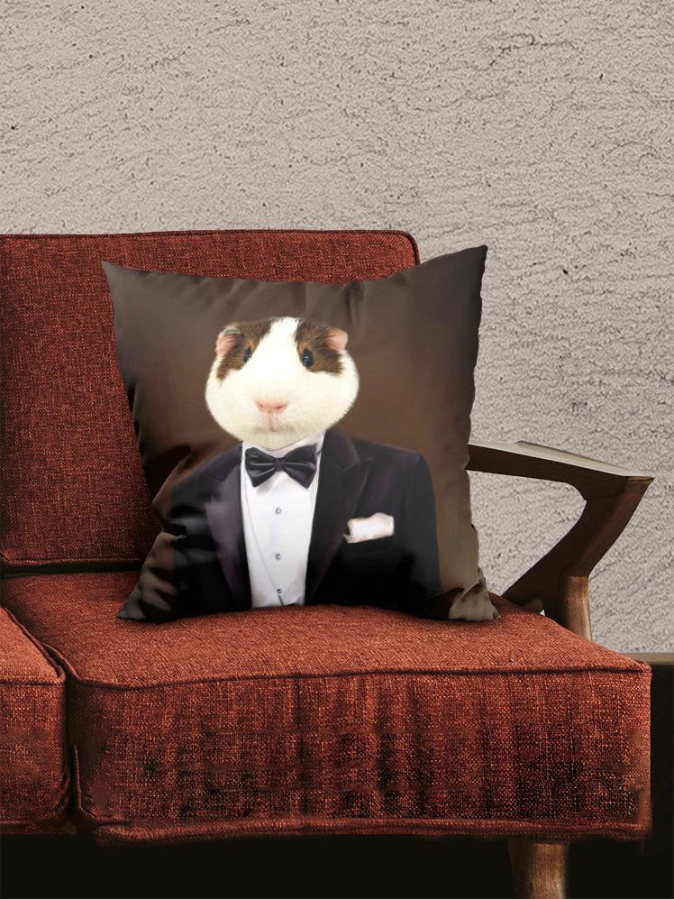 The Gentleman - Custom Pet Pillow - NextGenPaws Pet Portraits