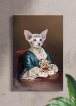 Load image into Gallery viewer, The Lady with Bow - Custom Pet Portrait - NextGenPaws Pet Portraits
