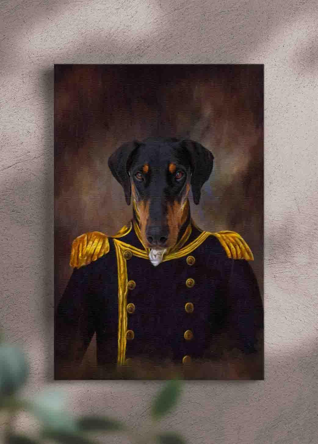The Major - Custom Pet Portrait - NextGenPaws Pet Portraits