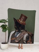 Load image into Gallery viewer, The Musketeer - Custom Pet Blanket - NextGenPaws Pet Portraits
