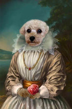 Load image into Gallery viewer, The Cream Princess - Custom Pet Blanket - NextGenPaws Pet Portraits
