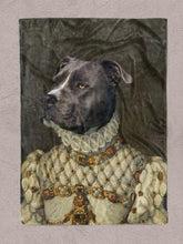 Load image into Gallery viewer, The Noblewoman - Custom Pet Blanket - NextGenPaws Pet Portraits
