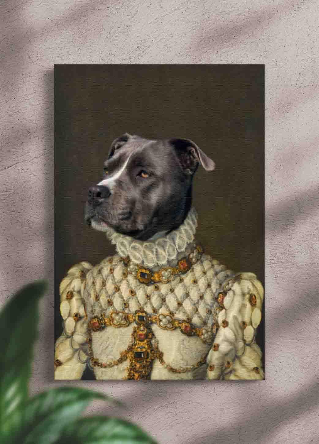 The Noblewoman - Custom Pet Portrait - NextGenPaws Pet Portraits
