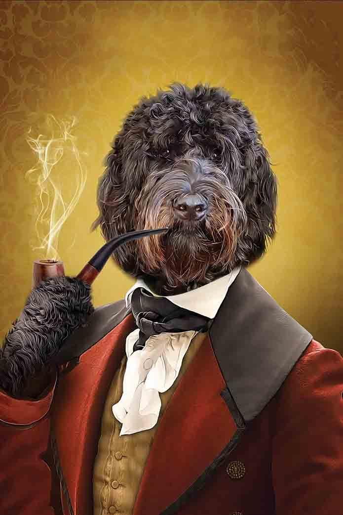 The Novelist - Custom Pet Blanket - NextGenPaws Pet Portraits