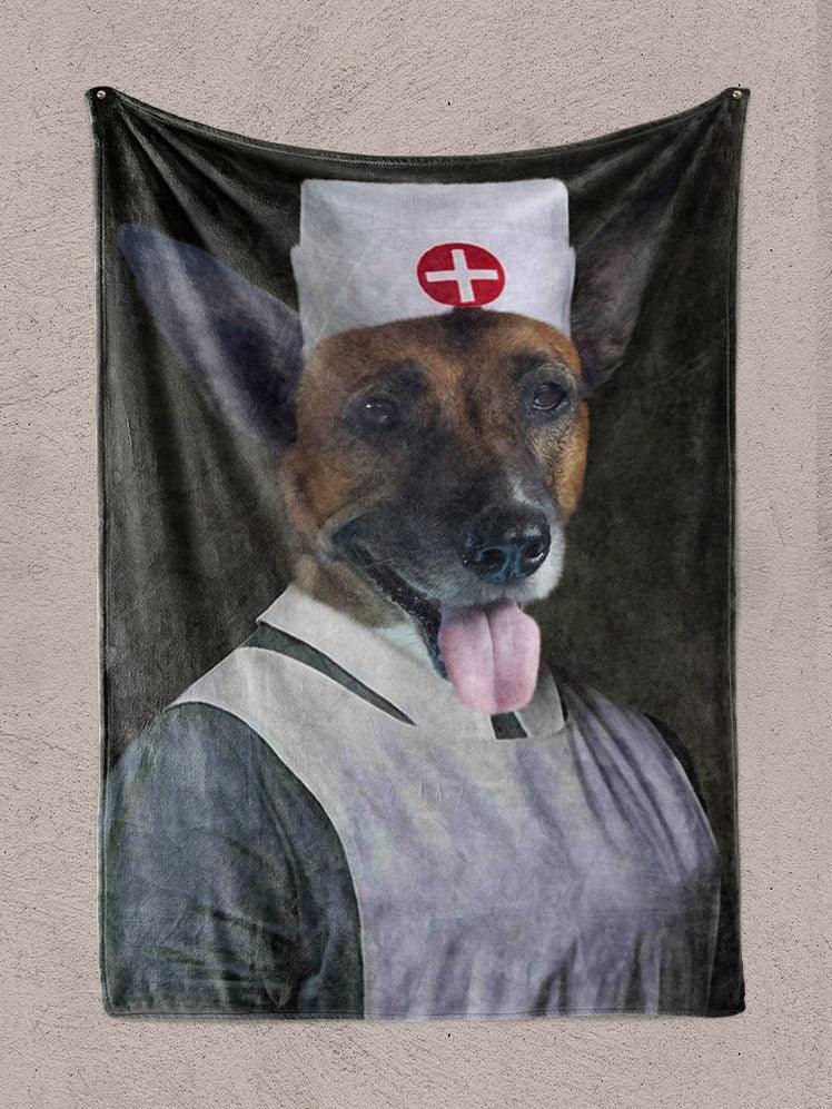 The Nurse Practitioner - Custom Pet Blanket - NextGenPaws Pet Portraits