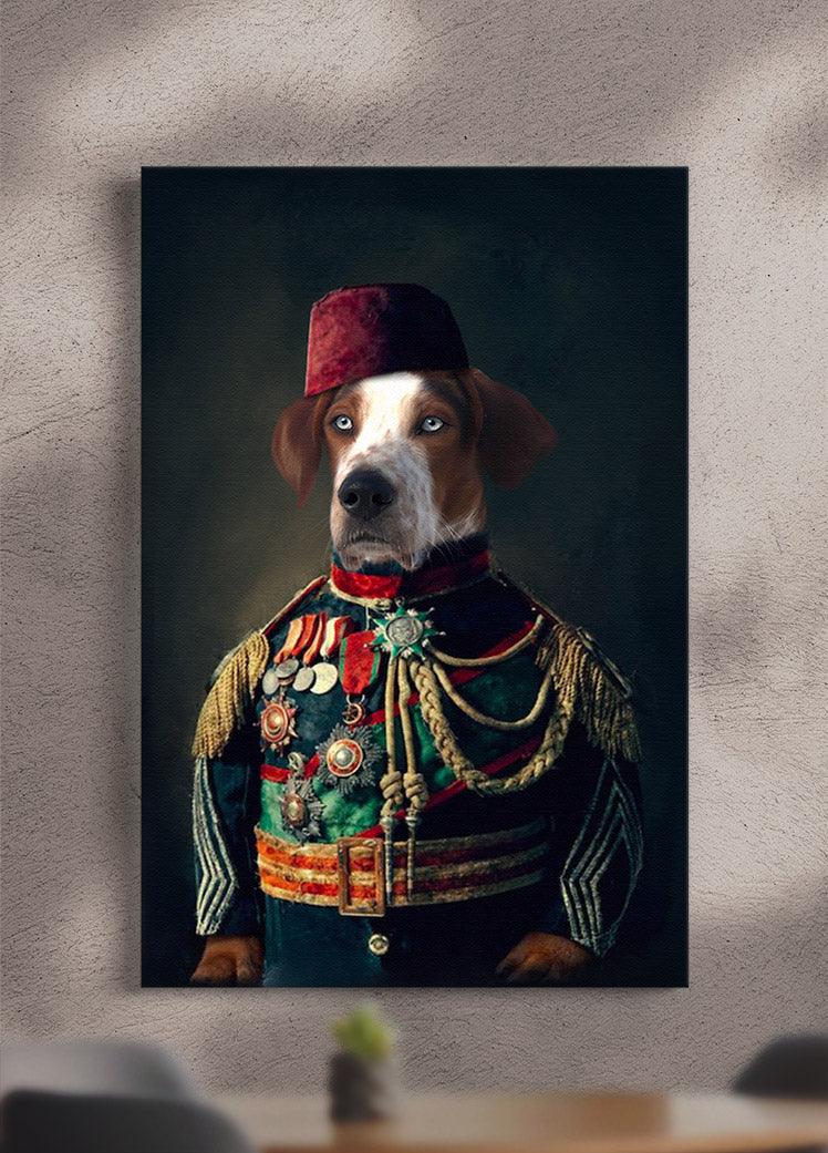 The Ottoman - Custom Pet Portrait - NextGenPaws Pet Portraits