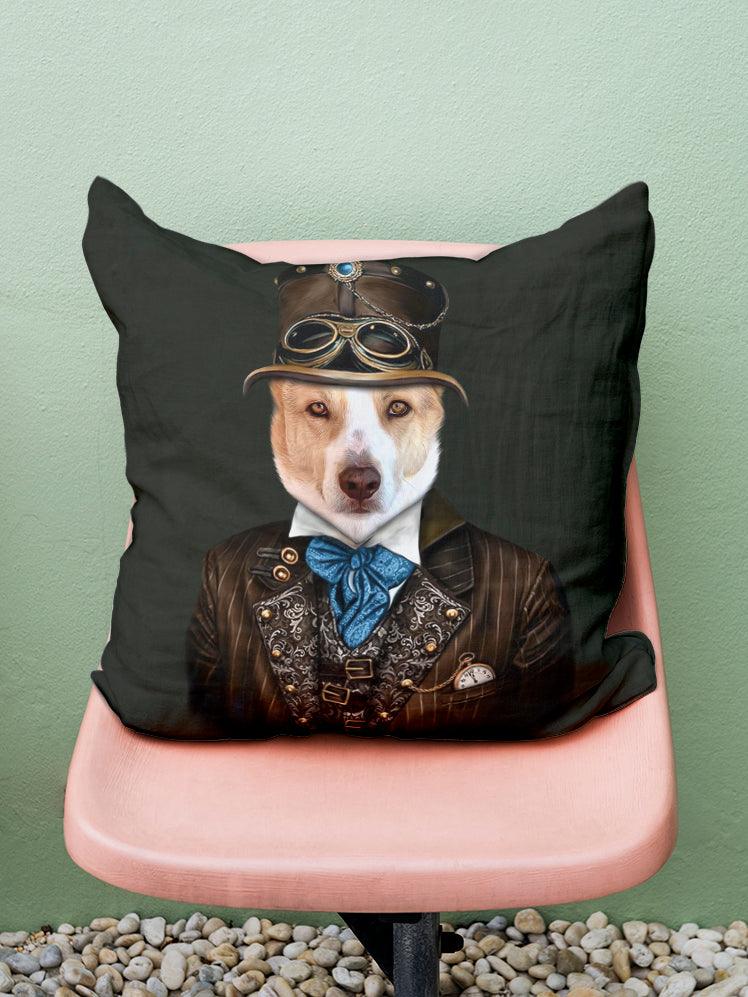 The Pilot - Custom Pet Pillow - NextGenPaws Pet Portraits
