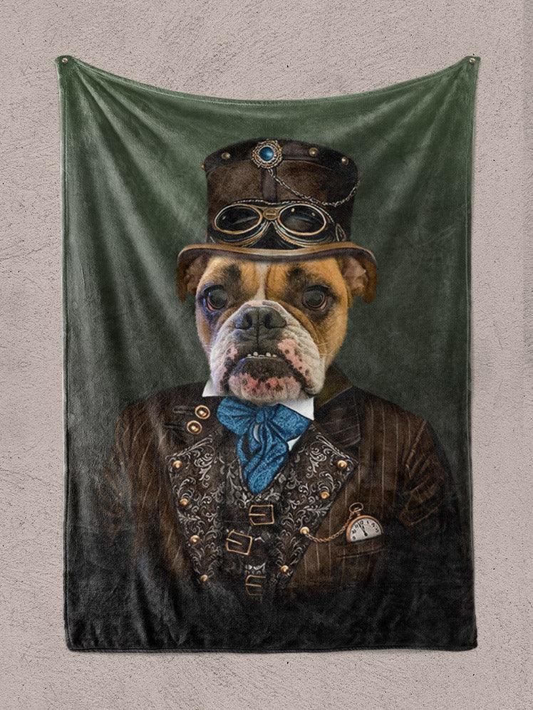 The Pilot - Custom Pet Blanket - NextGenPaws Pet Portraits