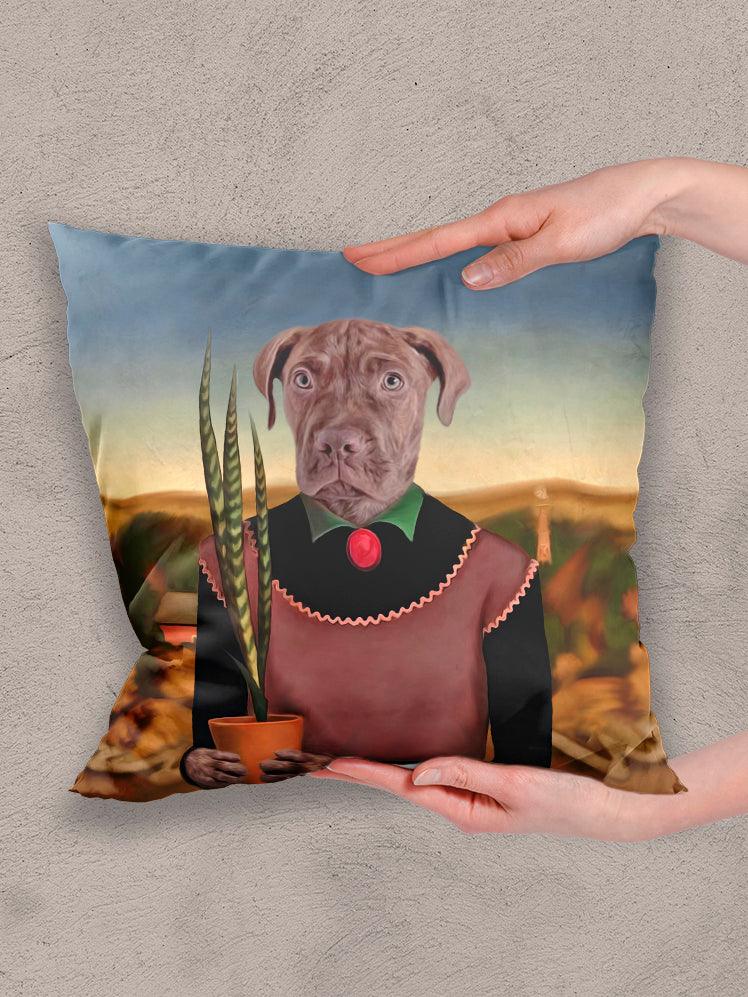 The Plant Lady - Custom Pet Pillow - NextGenPaws Pet Portraits