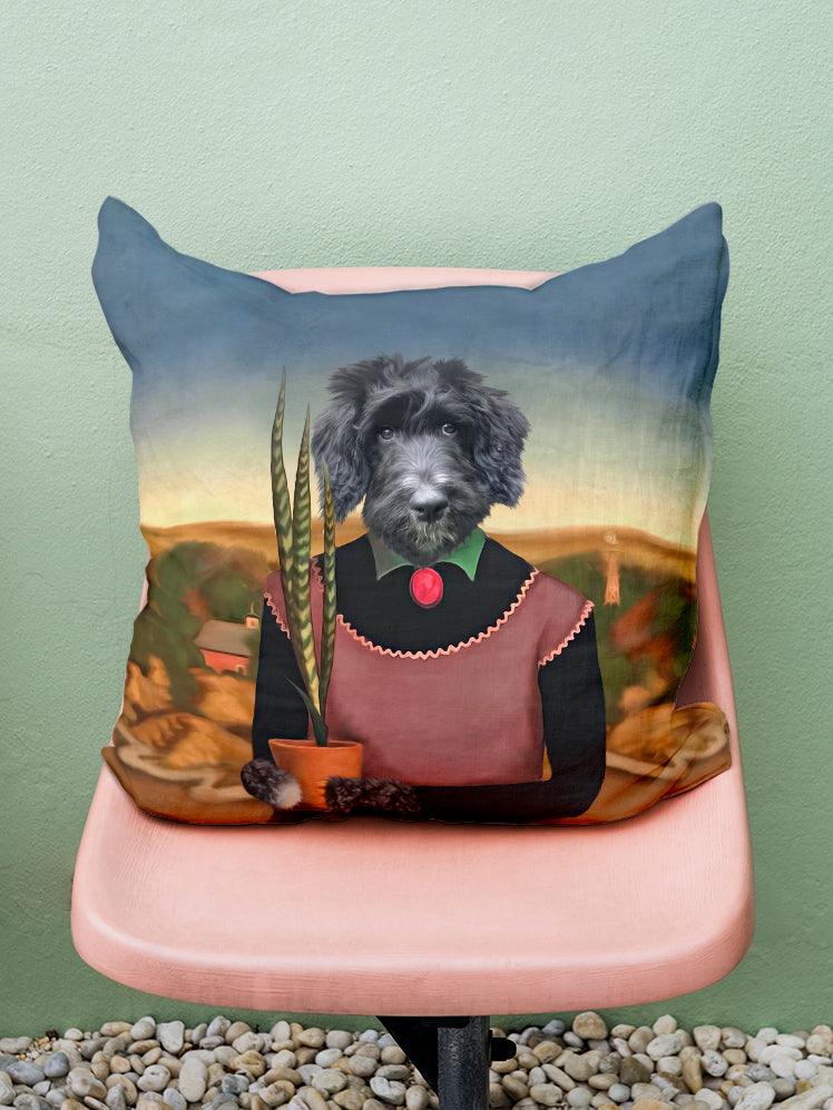 The Plant Lady - Custom Pet Pillow - NextGenPaws Pet Portraits