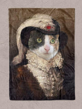 Load image into Gallery viewer, The Queen - Custom Pet Blanket - NextGenPaws Pet Portraits
