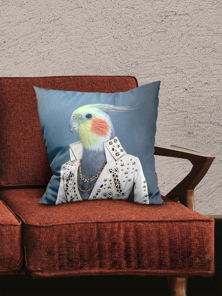 The Rock God - Custom Pet Pillow - NextGenPaws Pet Portraits