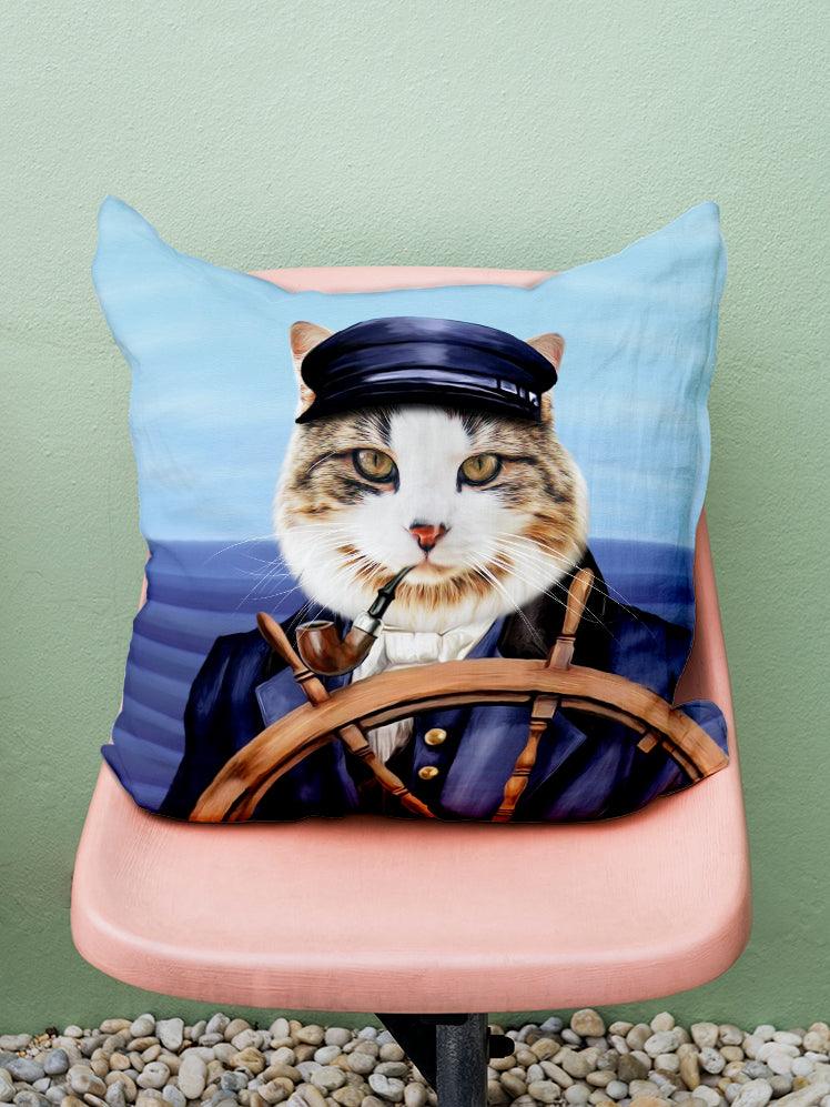 The Sailor - Custom Pet Pillow - NextGenPaws Pet Portraits