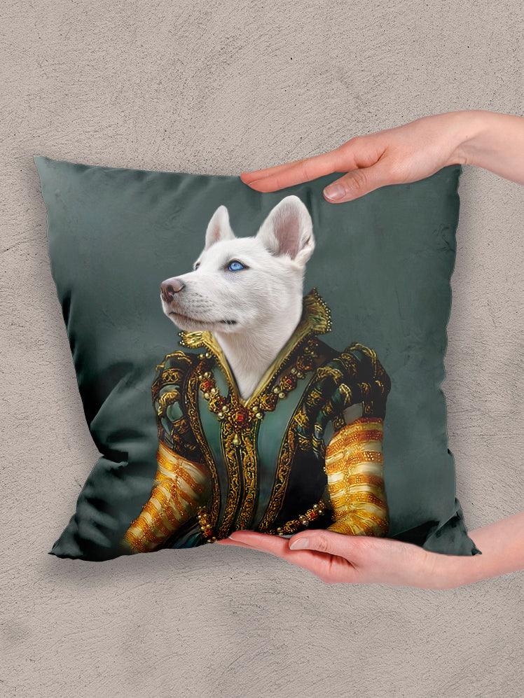 The Sapphire Princess - Custom Pet Pillow - NextGenPaws Pet Portraits