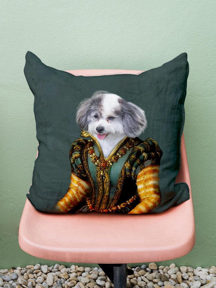 The Sapphire Princess - Custom Pet Pillow - NextGenPaws Pet Portraits