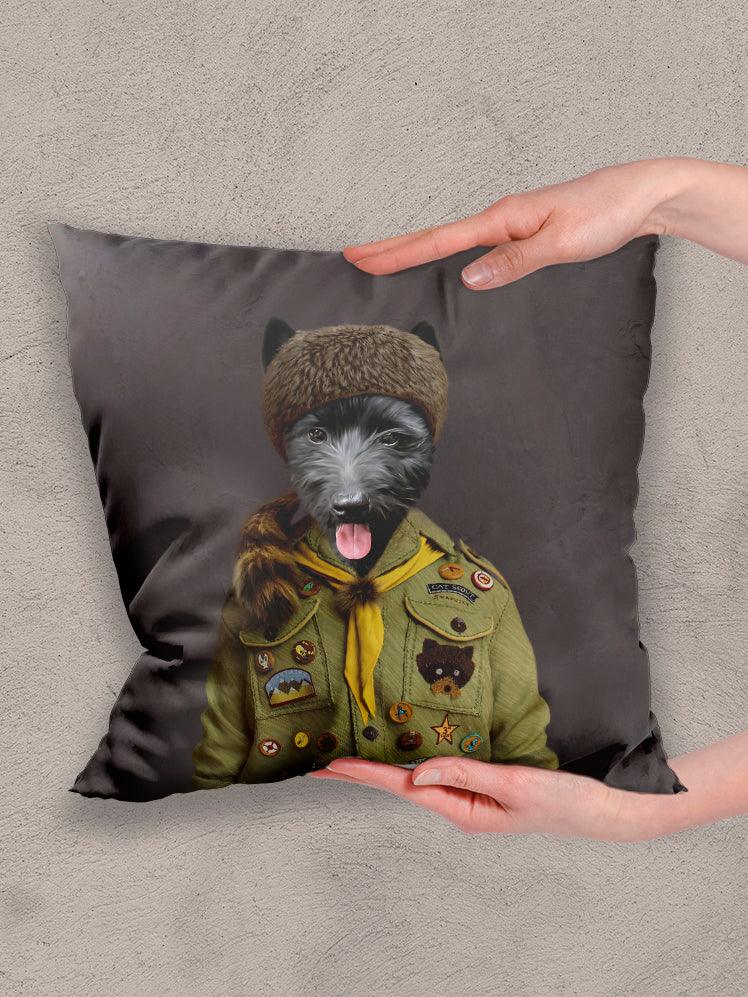 The Scout - Custom Pet Pillow - NextGenPaws Pet Portraits
