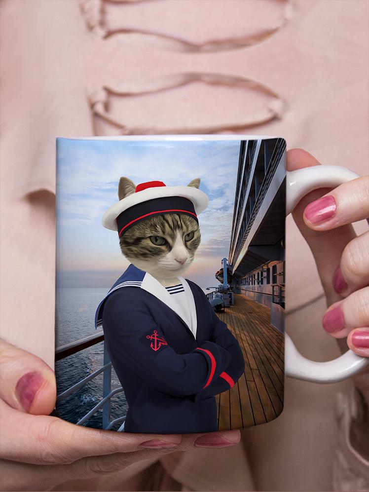 The Shipboy - Custom Pet Mug - NextGenPaws Pet Portraits