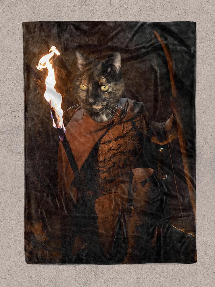 The Siillvan Elf - Custom Pet Blanket - NextGenPaws Pet Portraits