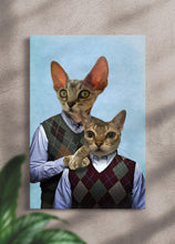 Load image into Gallery viewer, The Step Brothers - Custom Sibling Pet Portrait - NextGenPaws Pet Portraits
