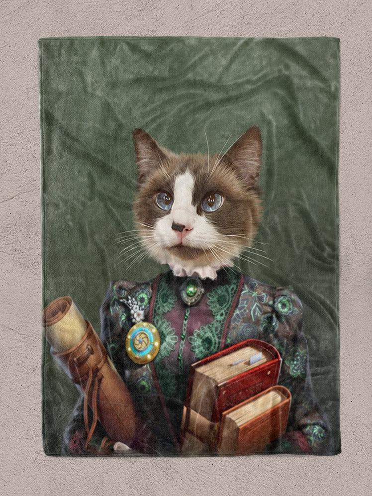 The Tutor - Custom Pet Blanket - NextGenPaws Pet Portraits