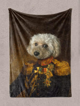Load image into Gallery viewer, The Veteran - Custom Pet Blanket - NextGenPaws Pet Portraits
