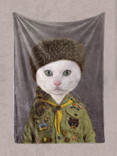 Load image into Gallery viewer, The Scout - Custom Pet Blanket - NextGenPaws Pet Portraits
