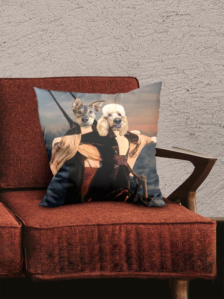 Titanic Paws - Custom Sibling Pet Pillow - NextGenPaws Pet Portraits