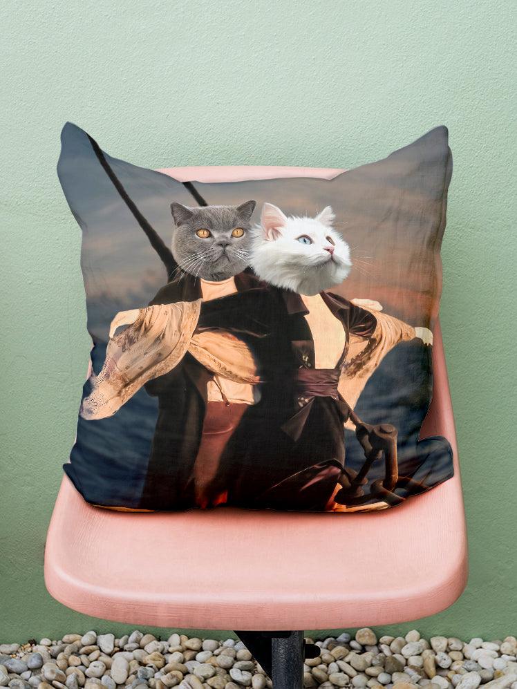 Titanic Paws - Custom Sibling Pet Pillow - NextGenPaws Pet Portraits