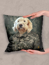 Load image into Gallery viewer, The US Army - Custom Pet Pillow - NextGenPaws Pet Portraits
