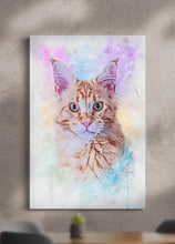 Load image into Gallery viewer, Vibrant WaterColour - Custom Pet Portrait
