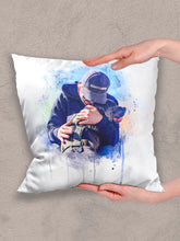 Load image into Gallery viewer, Vibrant WaterColour Sibling - Custom Pet Pillow
