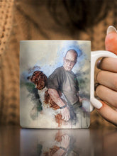 Load image into Gallery viewer, WaterColour Human and Pet - Custom Sibling Pet Mug - NextGenPaws Pet Portraits
