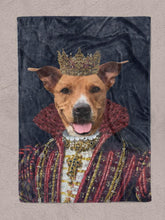 Load image into Gallery viewer, The Young Queen - Custom Pet Blanket - NextGenPaws Pet Portraits
