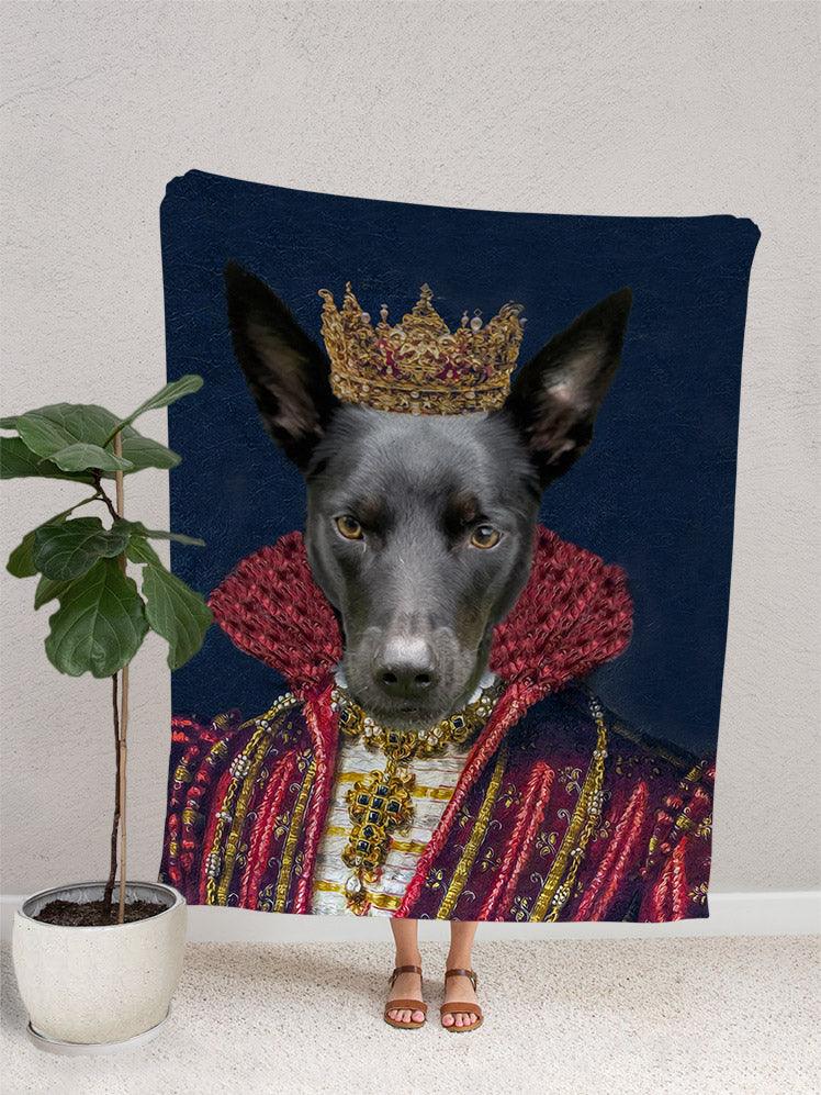 The Young Queen - Custom Pet Blanket - NextGenPaws Pet Portraits