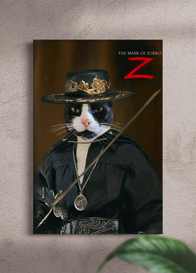 Zorro - Custom Pet Portrait - NextGenPaws Pet Portraits