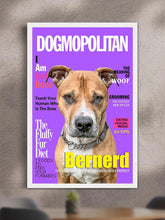 Load image into Gallery viewer, Dog/Catsmopolitan Magazine Cover - Custom Pet Poster - NextGenPaws Pet Portraits
