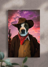 Load image into Gallery viewer, Cowboy - Custom Pet Canvas - NextGenPaws Pet Portraits

