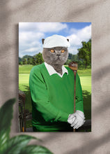 Load image into Gallery viewer, The Golfer Paw - Custom Pet Portrait
