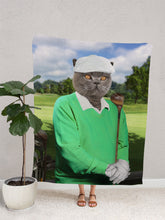 Load image into Gallery viewer, The Golfer Paw - Custom Pet Blanket
