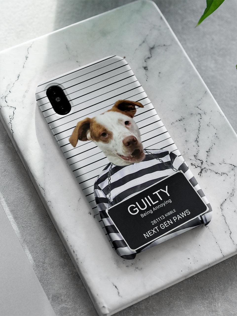 The Convict - Custom Pet Phone Cases - NextGenPaws Pet Portraits