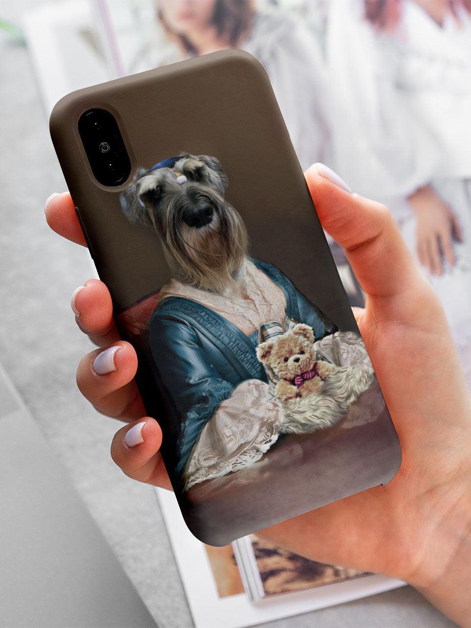 The Lady with Bow - Custom Pet Phone Cases - NextGenPaws Pet Portraits
