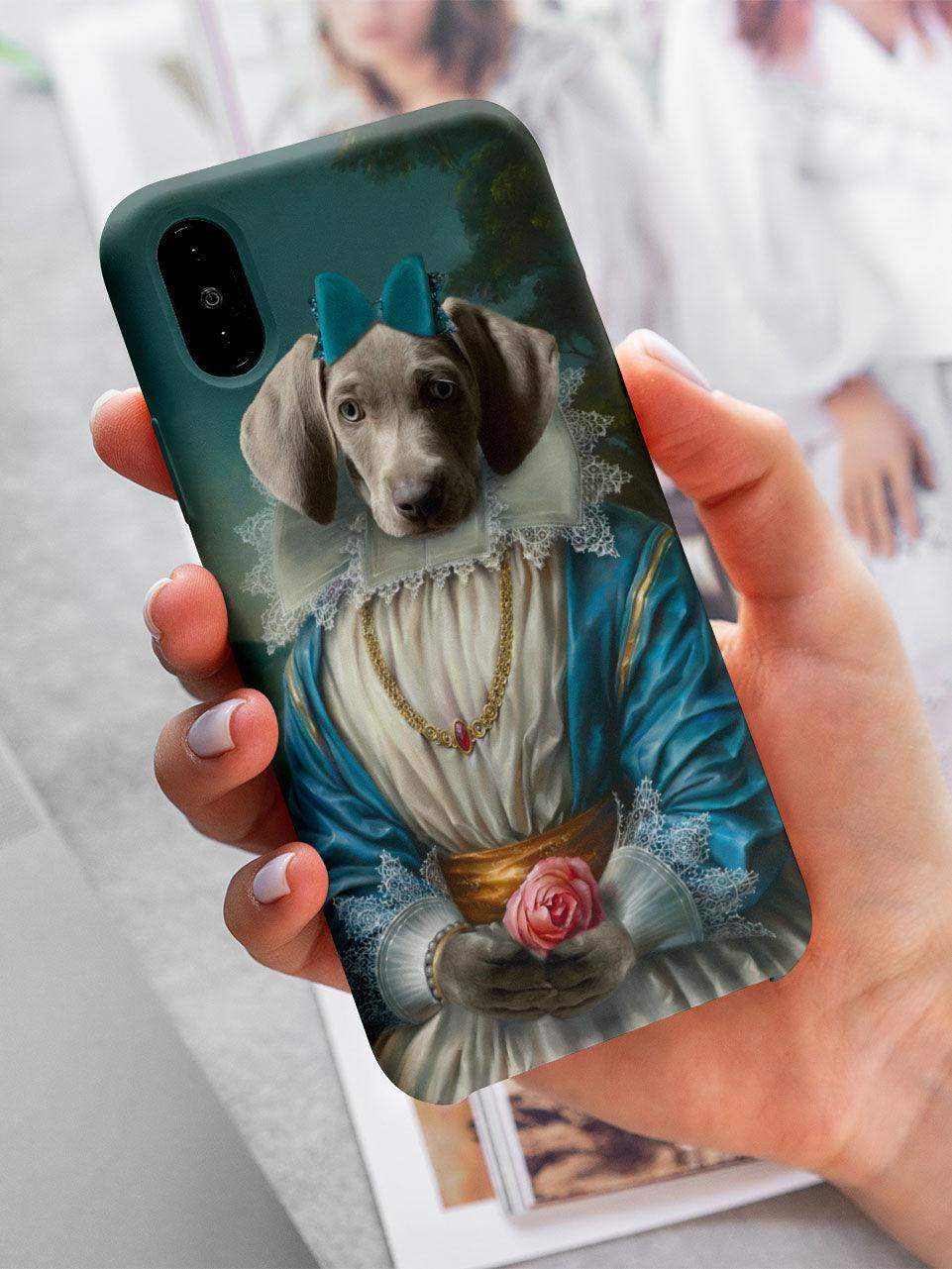 The Blue Princess - Custom Pet Phone Cases - NextGenPaws Pet Portraits