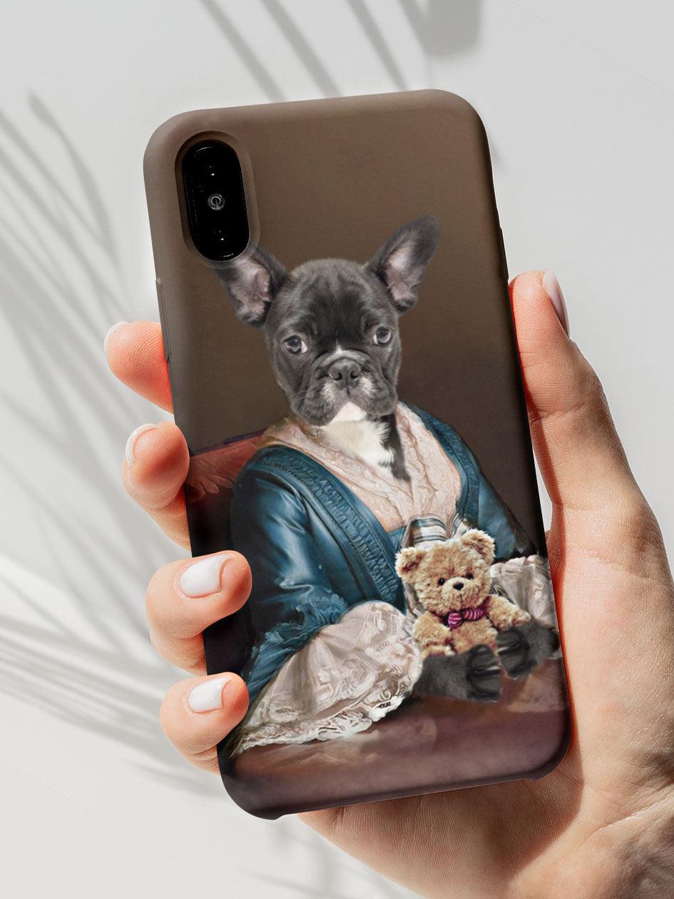 The Lady with Bow - Custom Pet Phone Cases - NextGenPaws Pet Portraits