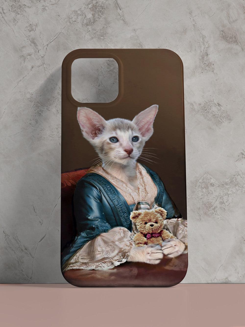 The Lady with Bow - Custom Pet Phone Cases - NextGenPaws Pet Portraits