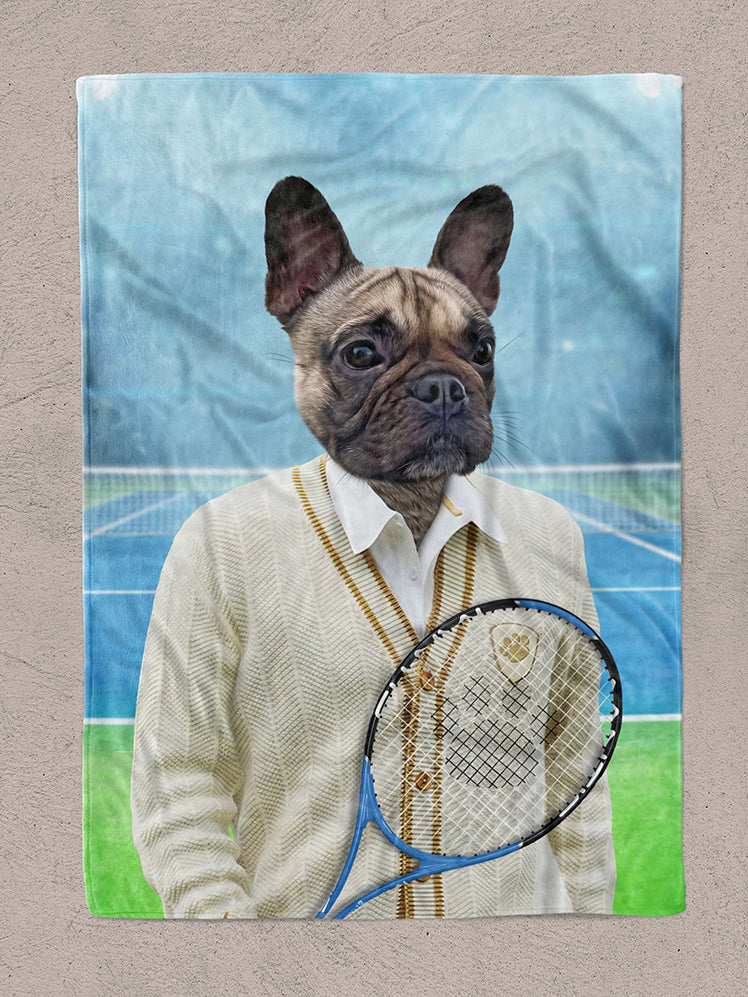 Tennis Player - Custom Pet Blanket