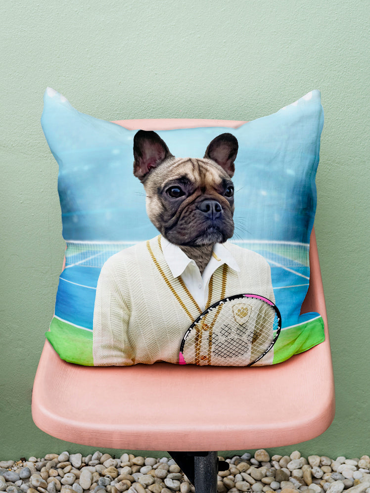 Tennis Player - Custom Pet Pillow