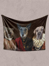 Load image into Gallery viewer, The Besties - Custom Sibling Pet Blanket - NextGenPaws Pet Portraits
