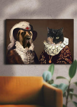 Load image into Gallery viewer, The Bourgeois Sisters - Custom Sibling Pet Portrait - NextGenPaws Pet Portraits
