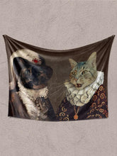 Load image into Gallery viewer, The Bourgeois Sisters - Custom Sibling Pet Blanket - NextGenPaws Pet Portraits
