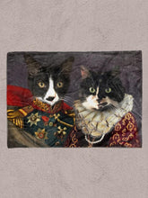 Load image into Gallery viewer, The Royal Couple - Custom Sibling Pet Blanket - NextGenPaws Pet Portraits
